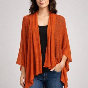 Mesh sheer knit shrug, lightweight,, BOHO chic by Hilltribe